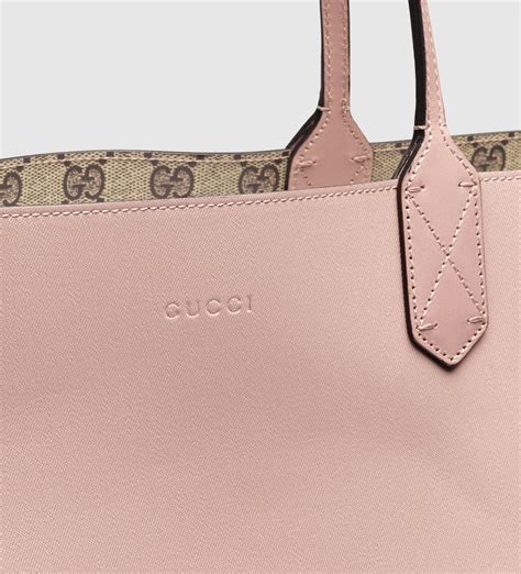 pink gucci reversible tote|gucci tote with zipper.